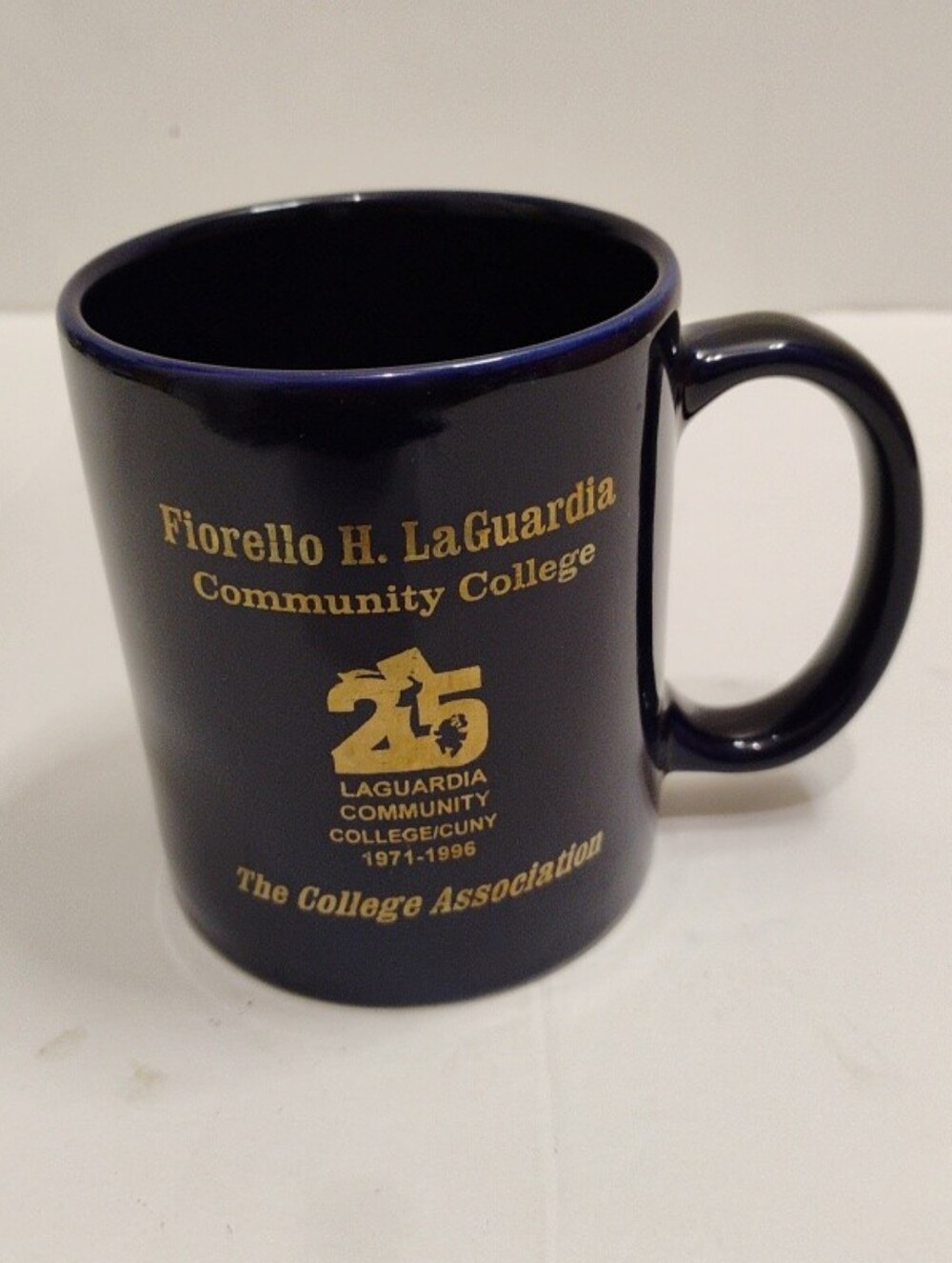 Vintage Rare Fiorello H. La Guardia Community College Cunny Coffee Tea Mug 1996